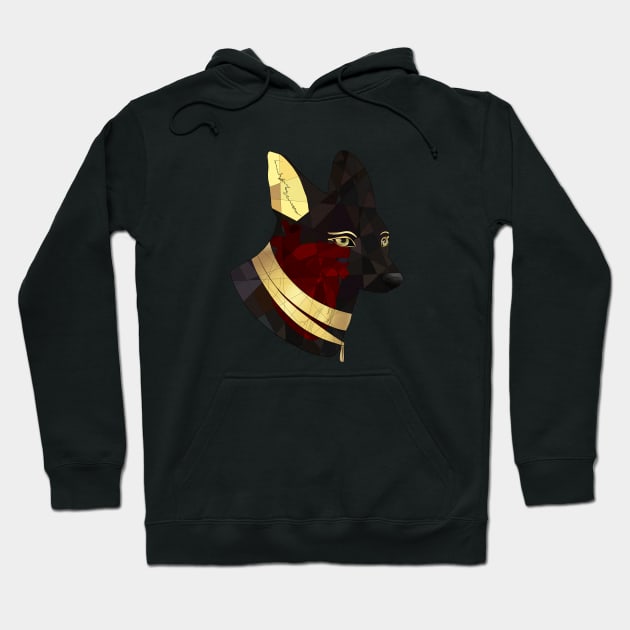 Anubis Hoodie by Blacklightco